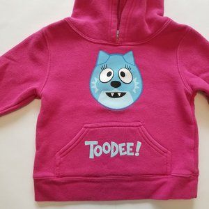 Yo Gabba Gabba! Toodee Hoodie Sz 18M